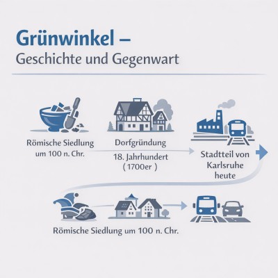 Grünwinkel: Vom römischen Vicus zum vielfältigen Karlsruher Stadtteil